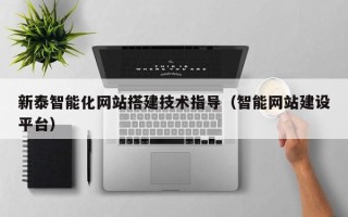 睢县新泰智能化网站搭建技术指导（智能网站建设平台）